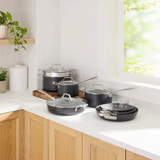 All-Clad Ceramic Nonstick 12-piece Cookware Set for $369.99