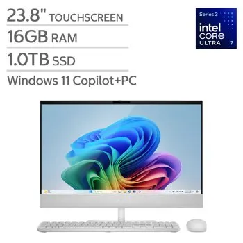 Dell All-in-One 23.8-inch Desktop with Intel Core Ultra 7 Series 3 Processor for $999.99