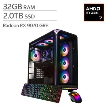 iBUYPOWER Element Gaming PC Desktop with AMD Ryzen 7 Processor for $1799.99