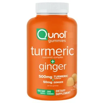 Qunol Turmeric Plus Ginger, 200 Gummies for $29.99