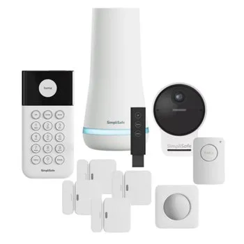 SimpliSafe 10-Piece Security System with Outdoor Camera Series 2 for $99.99